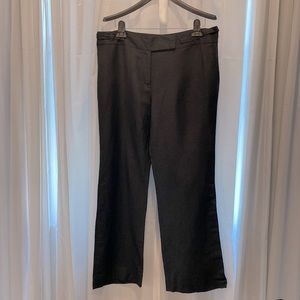 Ann Taylor Black Linen Signature Fit Pants